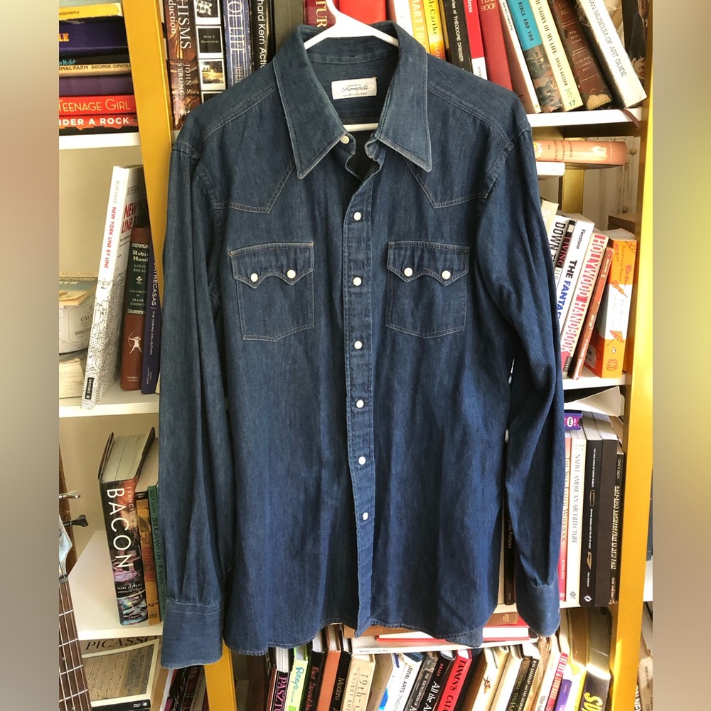 Vintage Ferratelli Denim Western Shirt